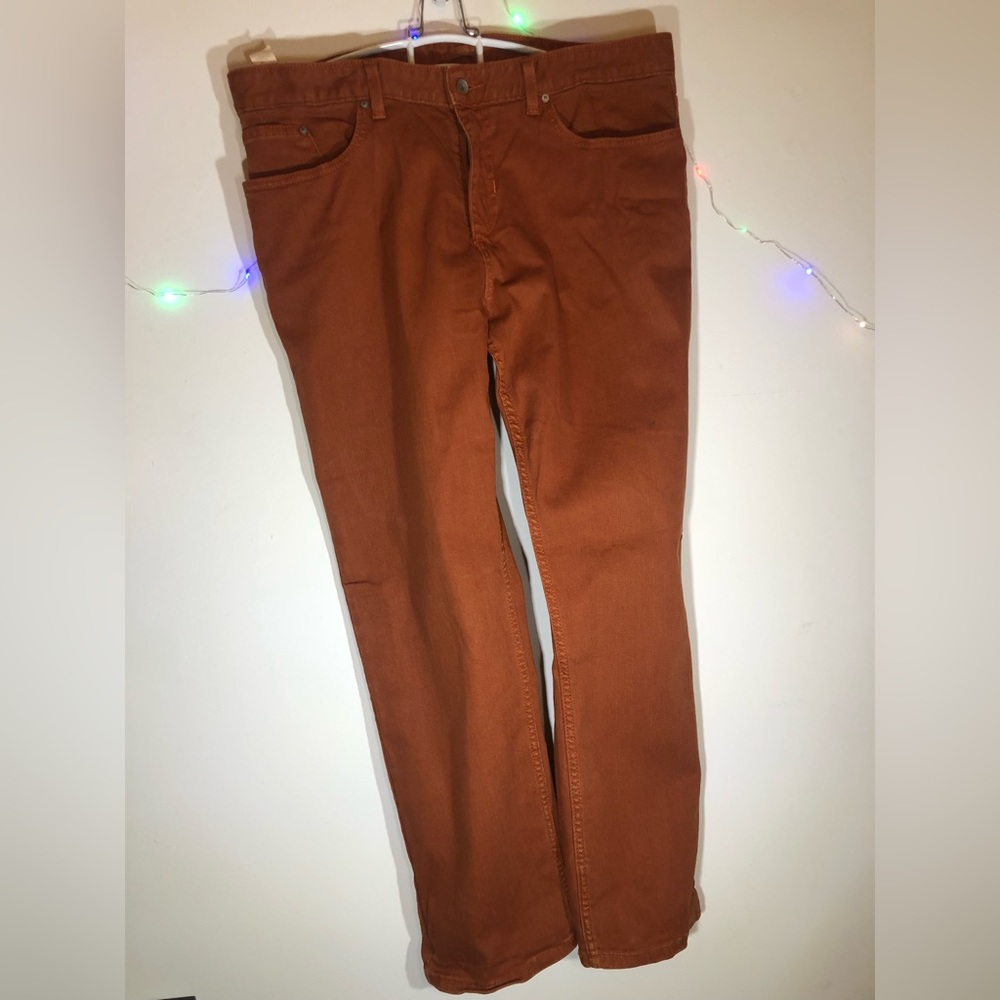 CUBAVERA Hot Rust. 38x32 Straight leg. Unisex jeans ( I opine).
